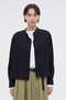 【予約販売】FINE COTTON WOOL TWILL SHIRT マーガレット・ハウエル/MARGARET HOWELL ブラック