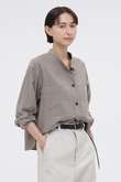 FINE COTTON WOOL TWILL SHIRT
