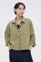 【予約販売】FINE COTTON CHINO TWILL SHIRT マーガレット・ハウエル/MARGARET HOWELL グリーン