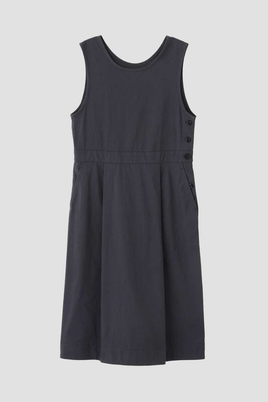 マーガレット・ハウエル/MARGARET HOWELLの【予約販売】UTILITY COTTON NYLON TWILL DRESS(グレー/5956256200)