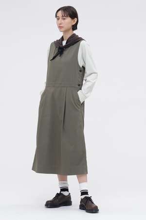 マーガレット・ハウエル/MARGARET HOWELLのCOTTON NYLON TWILL DRESS