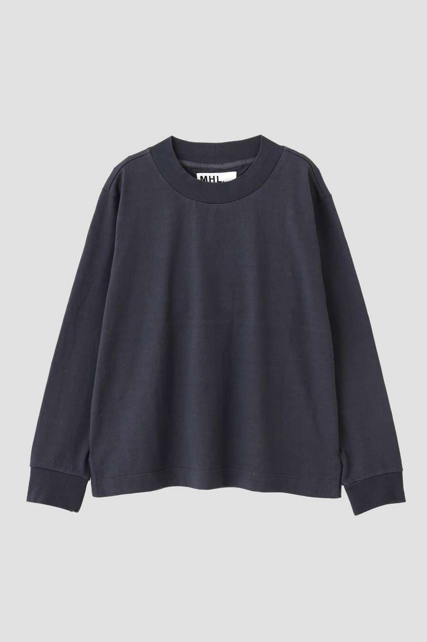 マーガレット・ハウエル/MARGARET HOWELLの【予約販売】MATTE COTTON JERSEY TOP(グレー/5956269204)
