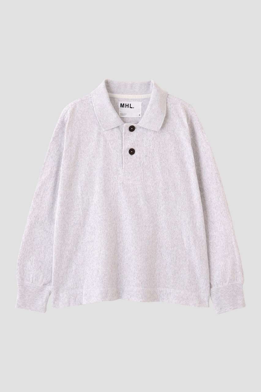 マーガレット・ハウエル/MARGARET HOWELLの【予約販売】FINE GRAIN COTTON JERSEY TOP(グレー/5956269206)