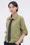 SANDED COTTON POPLIN TIE マーガレット・ハウエル/MARGARET HOWELL