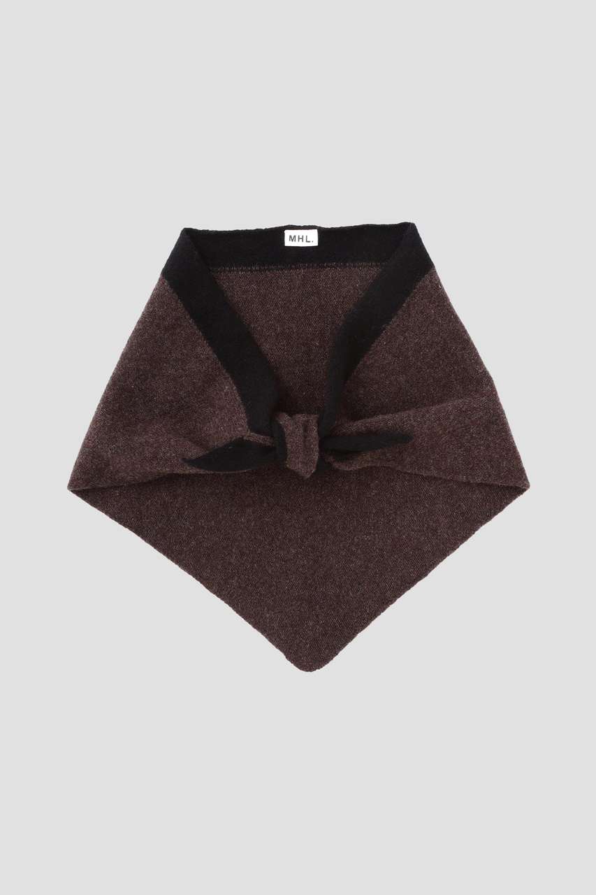 マーガレット・ハウエル/MARGARET HOWELLのMHL TIPPED SCOUT SCARF(ブラウン/5956278200)