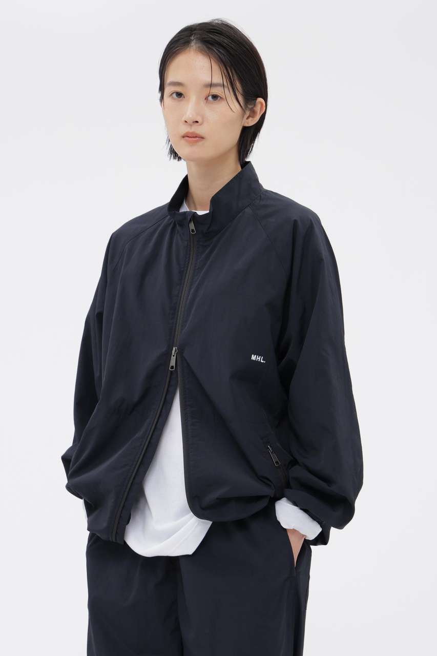 MARGARET HOWELL NYLON RIPSTOP BLOUSON (ネイビー, M) マーガレット・ハウエル ELLE SHOP