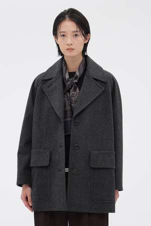 マーガレット・ハウエル/MARGARET HOWELLの【予約販売】LIGHT FLANNEL SHORT COAT(110900/110902)