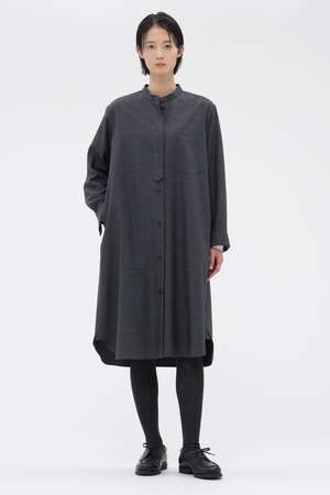 マーガレット・ハウエル/MARGARET HOWELLの【予約販売】CHAMBRAY FLANNEL DRESS(110500/110502)