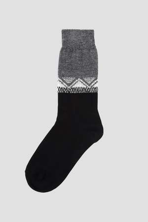 マーガレット・ハウエル/MARGARET HOWELLのWOMEN WOOL FAIRISLE SOCKS(140700/140701)