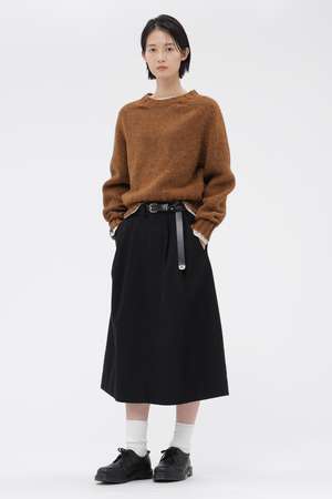 マーガレット・ハウエル/MARGARET HOWELLの【予約販売】WOOL COTTON DRILL SKIRT(110700/110702)