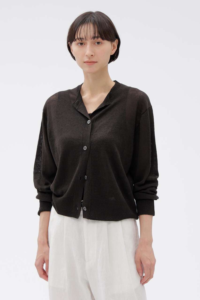 マーガレット・ハウエル/MARGARET HOWELLのFINE LINEN KNITWEAR(ブラウン/5786264203)