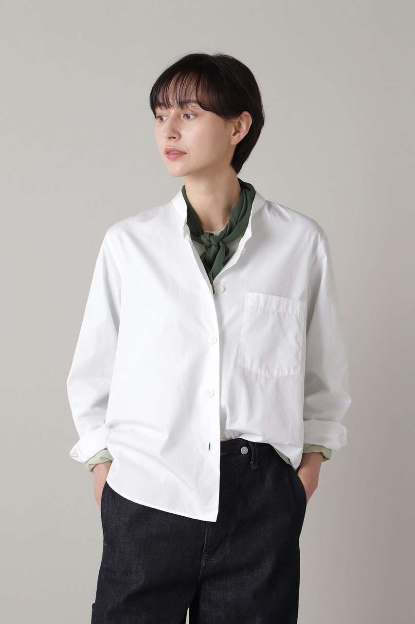 MARGARET HOWELL(マーガレット・ハウエル)｜PLAIN POPLIN/ホワイト の