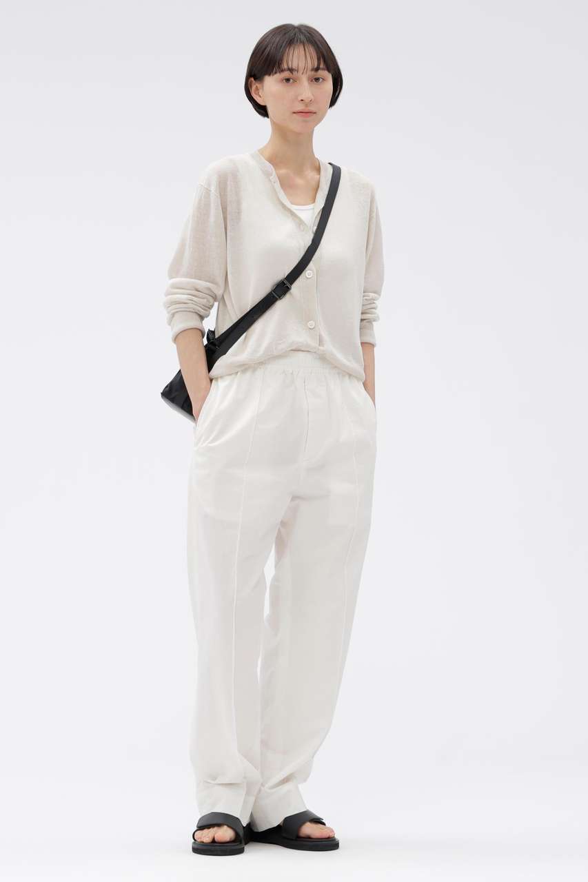 マーガレット・ハウエル/MARGARET HOWELLの【予約販売】LIGHT COTTON TWILL TROUSERS(ホワイト/5786142251)