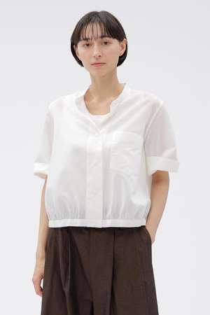 マーガレット・ハウエル/MARGARET HOWELLの【予約販売】DOUBLE STRIPE COTTON SILK SHIRT(110400/110402)