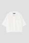 DOUBLE STRIPE COTTON SILK SHIRT マーガレット・ハウエル/MARGARET HOWELL