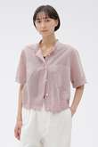 DOUBLE STRIPE COTTON SILK SHIRT