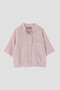 DOUBLE STRIPE COTTON SILK SHIRT マーガレット・ハウエル/MARGARET HOWELL