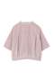 DOUBLE STRIPE COTTON SILK SHIRT マーガレット・ハウエル/MARGARET HOWELL