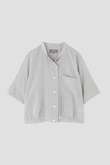 DOUBLE STRIPE COTTON SILK SHIRT