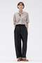 【予約販売】HAIRLINE STRIPE COOTN LINEN SHIRT マーガレット・ハウエル/MARGARET HOWELL