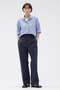 【予約販売】HAIRLINE STRIPE COOTN LINEN SHIRT マーガレット・ハウエル/MARGARET HOWELL