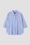 【予約販売】HAIRLINE STRIPE COOTN LINEN SHIRT マーガレット・ハウエル/MARGARET HOWELL