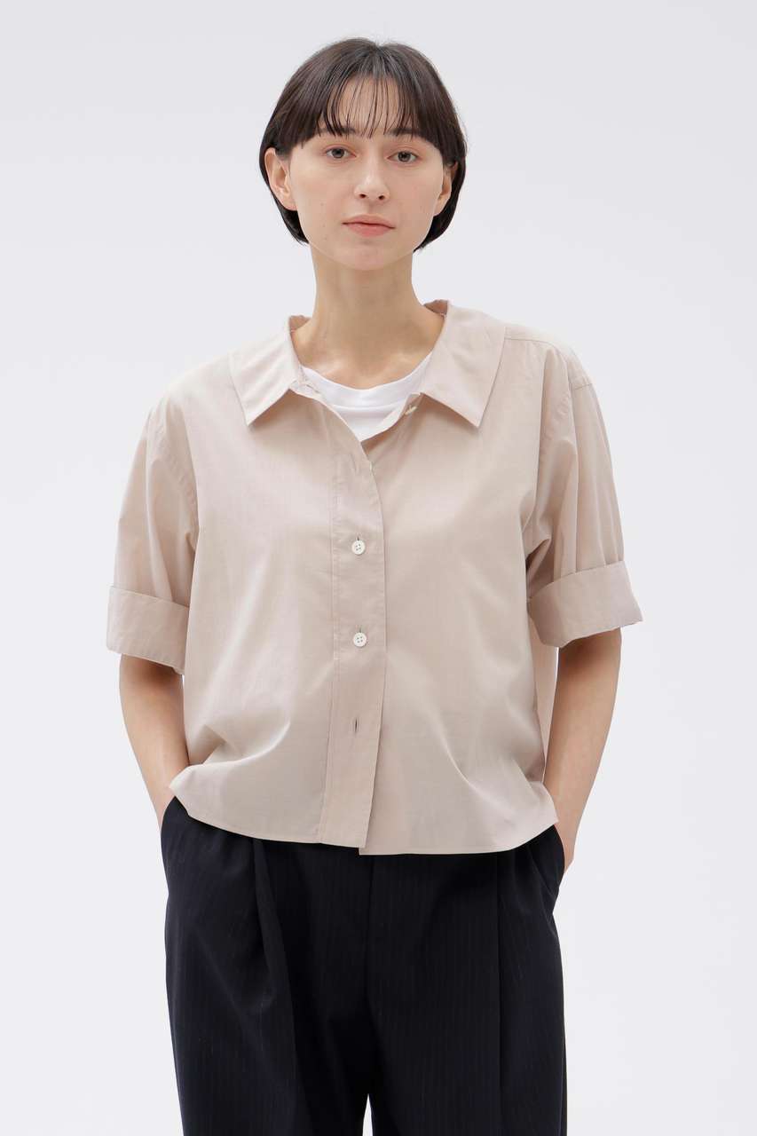 マーガレット・ハウエル/MARGARET HOWELLのWASHED COTTON SHIRT(ベージュ/5786152253)