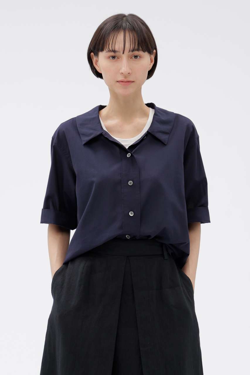マーガレット・ハウエル/MARGARET HOWELLの【予約販売】WASHED COTTON SHIRT(ネイビー/5786152253)