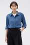 【予約販売】LIGHTWEIGHT LINEN SHIRT マーガレット・ハウエル/MARGARET HOWELL ブルー