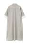 【予約販売】DOUBLE STRIPE COTTON SILK DRESS マーガレット・ハウエル/MARGARET HOWELL