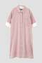 【予約販売】DOUBLE STRIPE COTTON SILK DRESS マーガレット・ハウエル/MARGARET HOWELL
