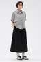 【予約販売】LIGHTWEIGHT COTTON NYLON TWILL SKIRT マーガレット・ハウエル/MARGARET HOWELL ブラック