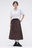 LIGHTWEIGHT COTTON NYLON TWILL SKIRT