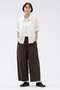【予約販売】LIGHTWEIGHT COTTON NYLON TWILL TROUSERS マーガレット・ハウエル/MARGARET HOWELL ワイン