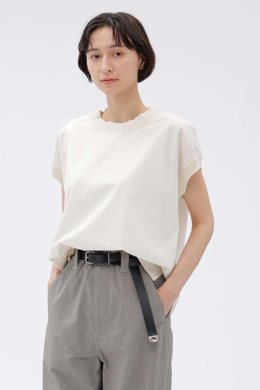 マーガレット・ハウエル/MARGARET HOWELLの【予約販売】GARMENT DYED COTTON POPLIN SHIRT(ホワイト/5956151550)