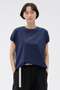【予約販売】GARMENT DYED COTTON POPLIN SHIRT マーガレット・ハウエル/MARGARET HOWELL ネイビー
