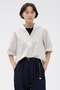 【予約販売】HIGHCOUNT TOP DYED COTTON SHIRT マーガレット・ハウエル/MARGARET HOWELL ホワイト