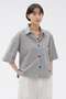 【予約販売】TINY GINGHAM COTTON SHIRT マーガレット・ハウエル/MARGARET HOWELL