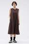 【予約販売】LIGHTWEIGHT COTTON NYLON TWILL DRESS マーガレット・ハウエル/MARGARET HOWELL ワイン