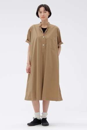 マーガレット・ハウエル/MARGARET HOWELLの【予約販売】GARMENT DYED COTTON POPLIN DRESS(110500/110502)