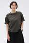 【予約販売】GARMENT DYE COTTON JERSEY TOP マーガレット・ハウエル/MARGARET HOWELL グリーン