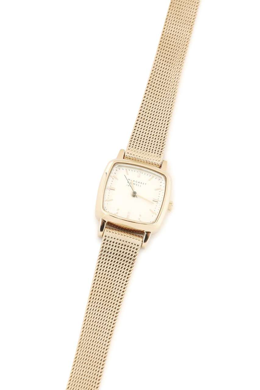 MARGARET HOWELL(マーガレット・ハウエル)｜MESH BAND SQUARE WATCH