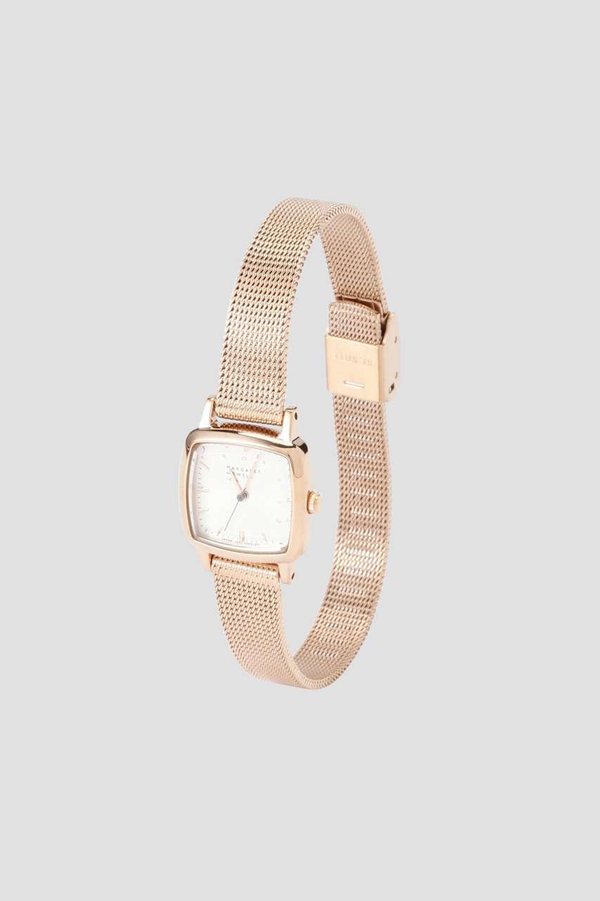 マーガレット・ハウエル/MARGARET HOWELLのMESH BAND SQUARE WATCH(ゴールド/5783273003)