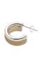 miriam renshaw ISSENDO HORN AND SILVER TWIN HOOP EARRING マーガレット・ハウエル/MARGARET HOWELL