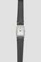 CALF BELT / RECTANGULAR WATCH マーガレット・ハウエル/MARGARET HOWELL ブラック