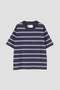OUTLINE STRIPE JERSEY TOP マーガレット・ハウエル/MARGARET HOWELL ネイビー