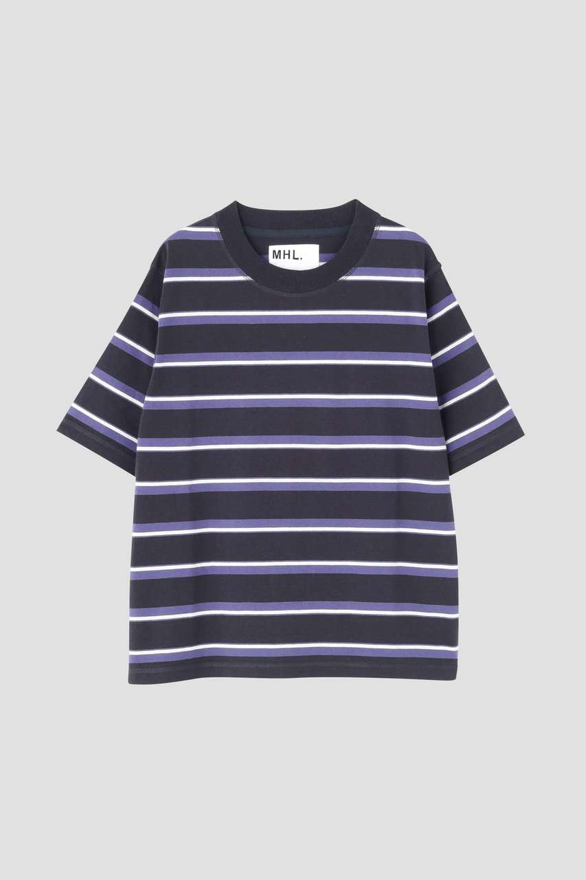 マーガレット・ハウエル/MARGARET HOWELLのOUTLINE STRIPE JERSEY TOP(ネイビー/5956168551)