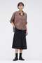 【予約販売】SUMMER WOOL SKIRT マーガレット・ハウエル/MARGARET HOWELL ブラック