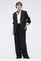 【予約販売】SUMMER WOOL TROUSERS マーガレット・ハウエル/MARGARET HOWELL ブラック