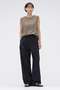 【予約販売】WIDE STRIPE WOOL TROUSERS マーガレット・ハウエル/MARGARET HOWELL